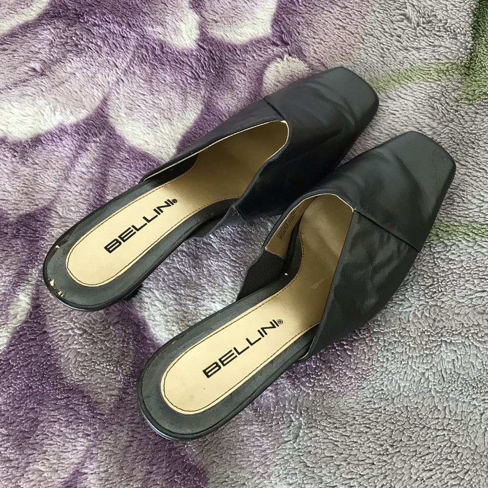 Bellini Heeled Leather Mules - Picture 13 of 13